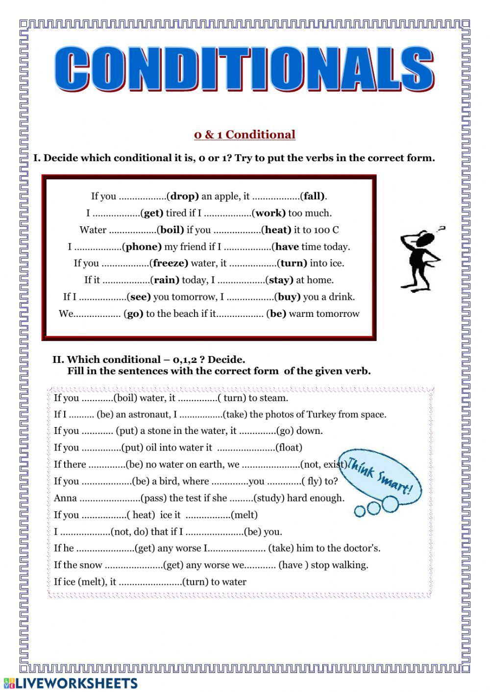 68567 conditionals 0 1 2 ldenisova liveworksheets