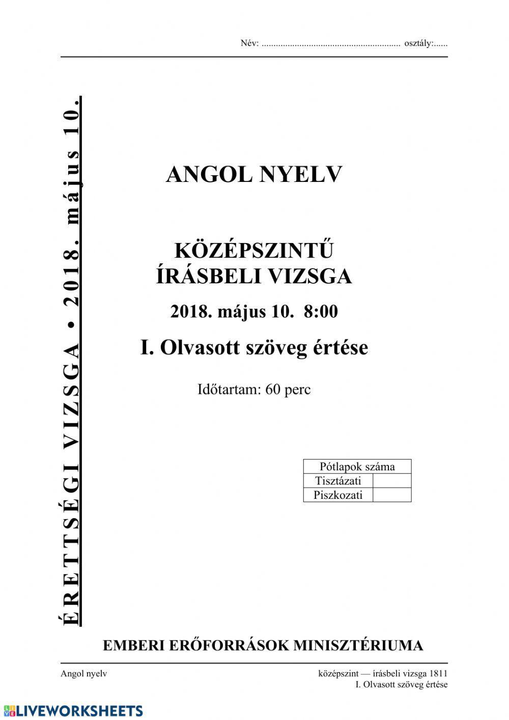 Reading Comprehension