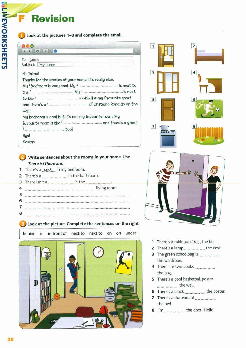 There is - There are - Prepositions