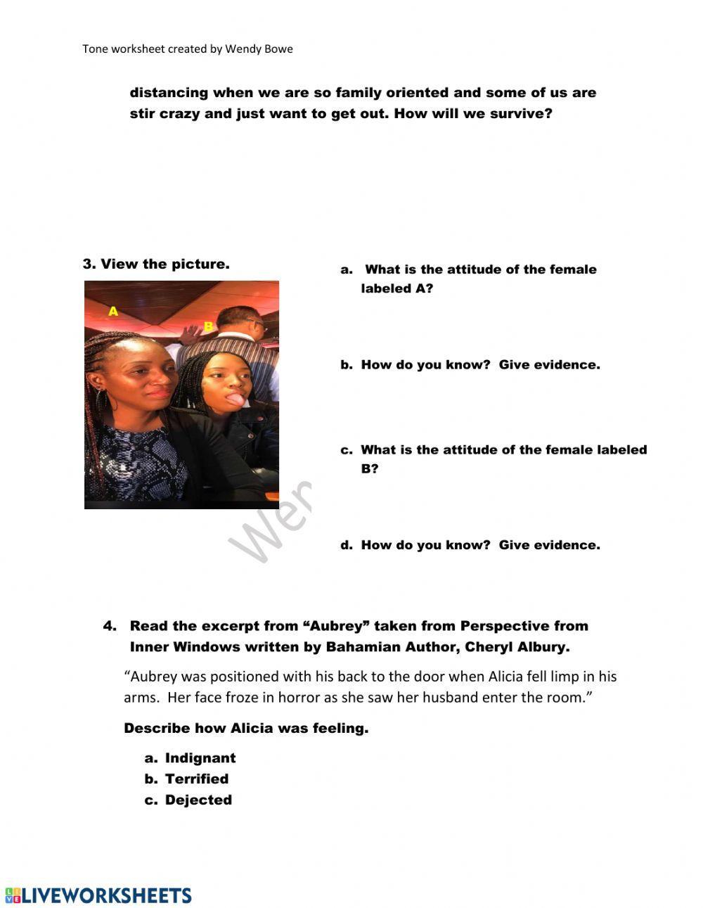 Identifying Writer's Tone