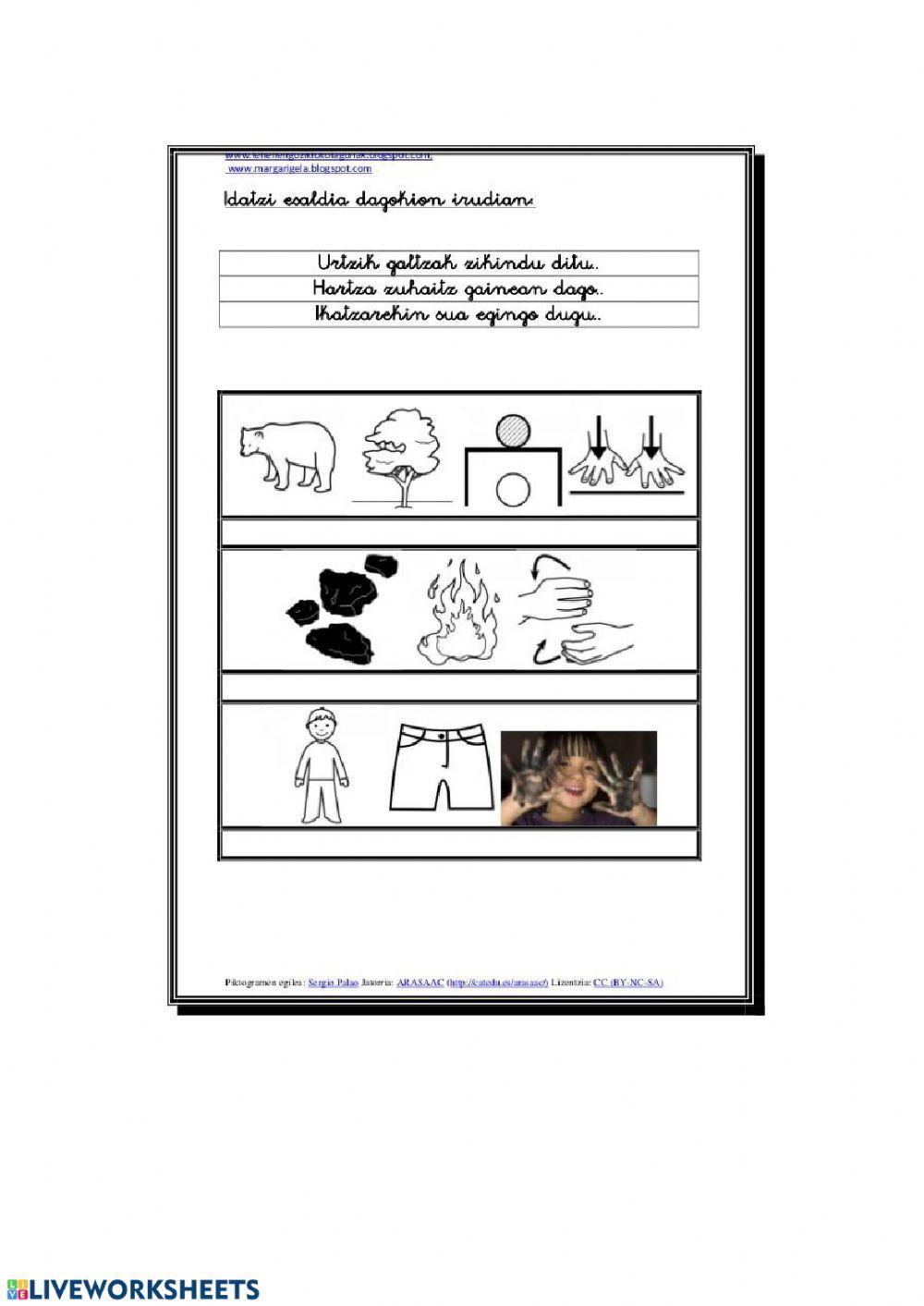 Euskera asteazkenerako