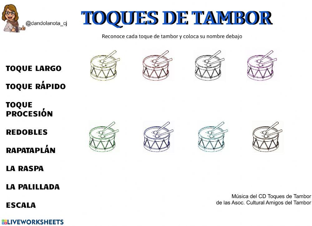 Toques del Tambor  Conoce sus nombres