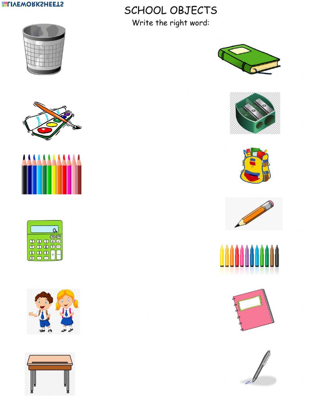 School objects