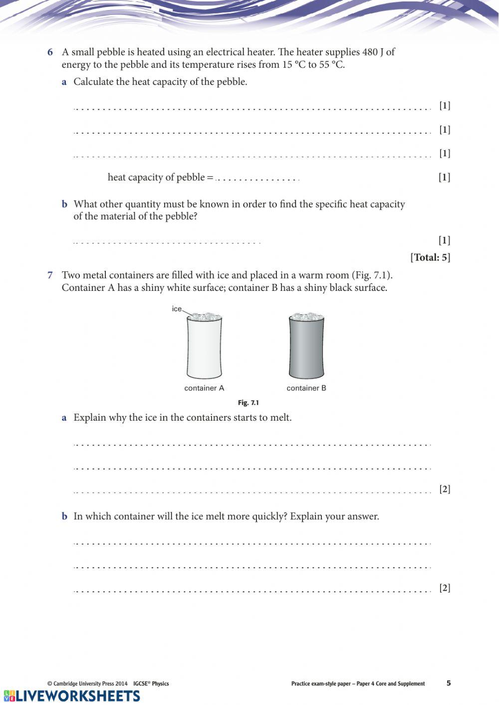 IGCSE Physics Paper 4 Revision