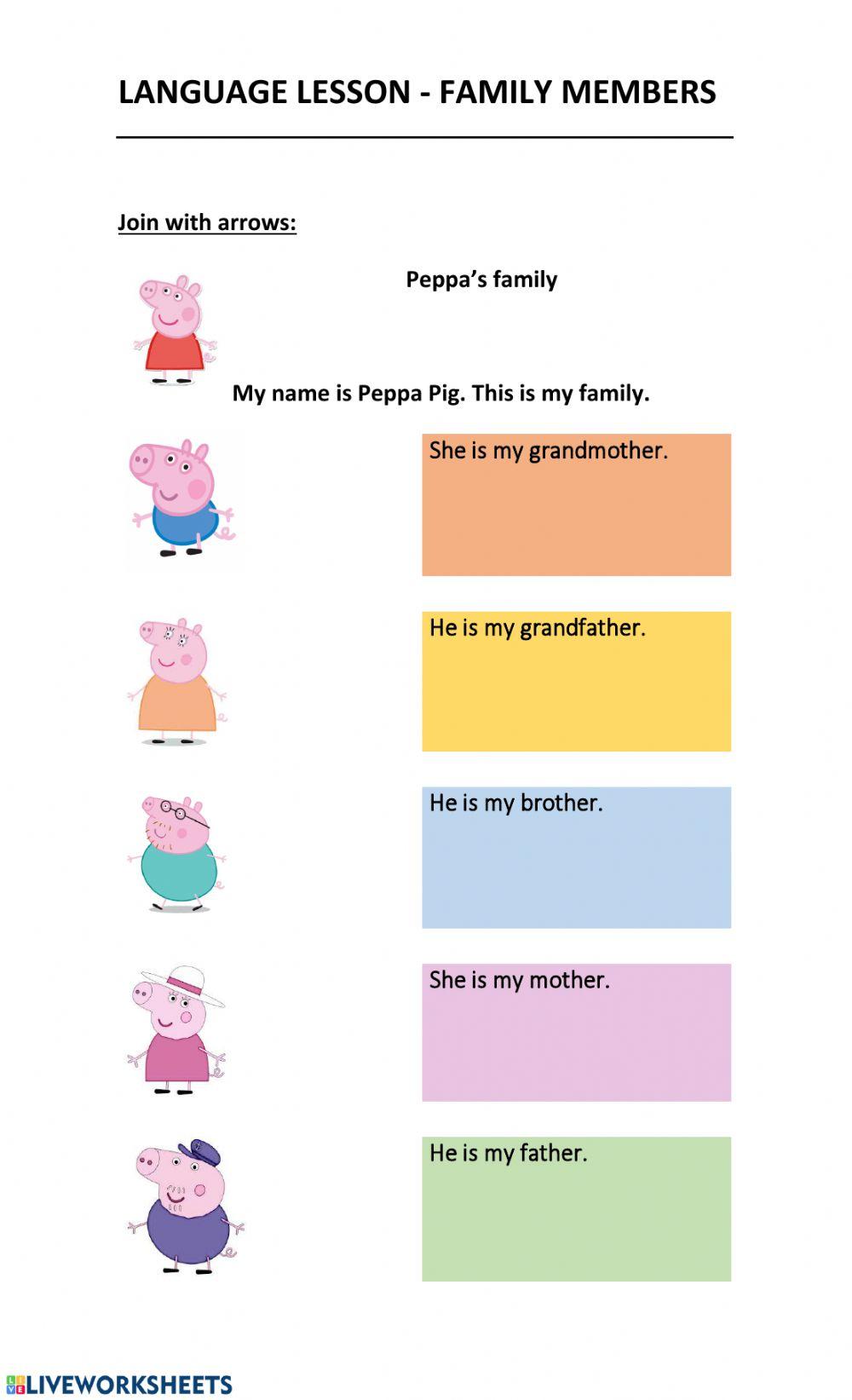 Peppa's family