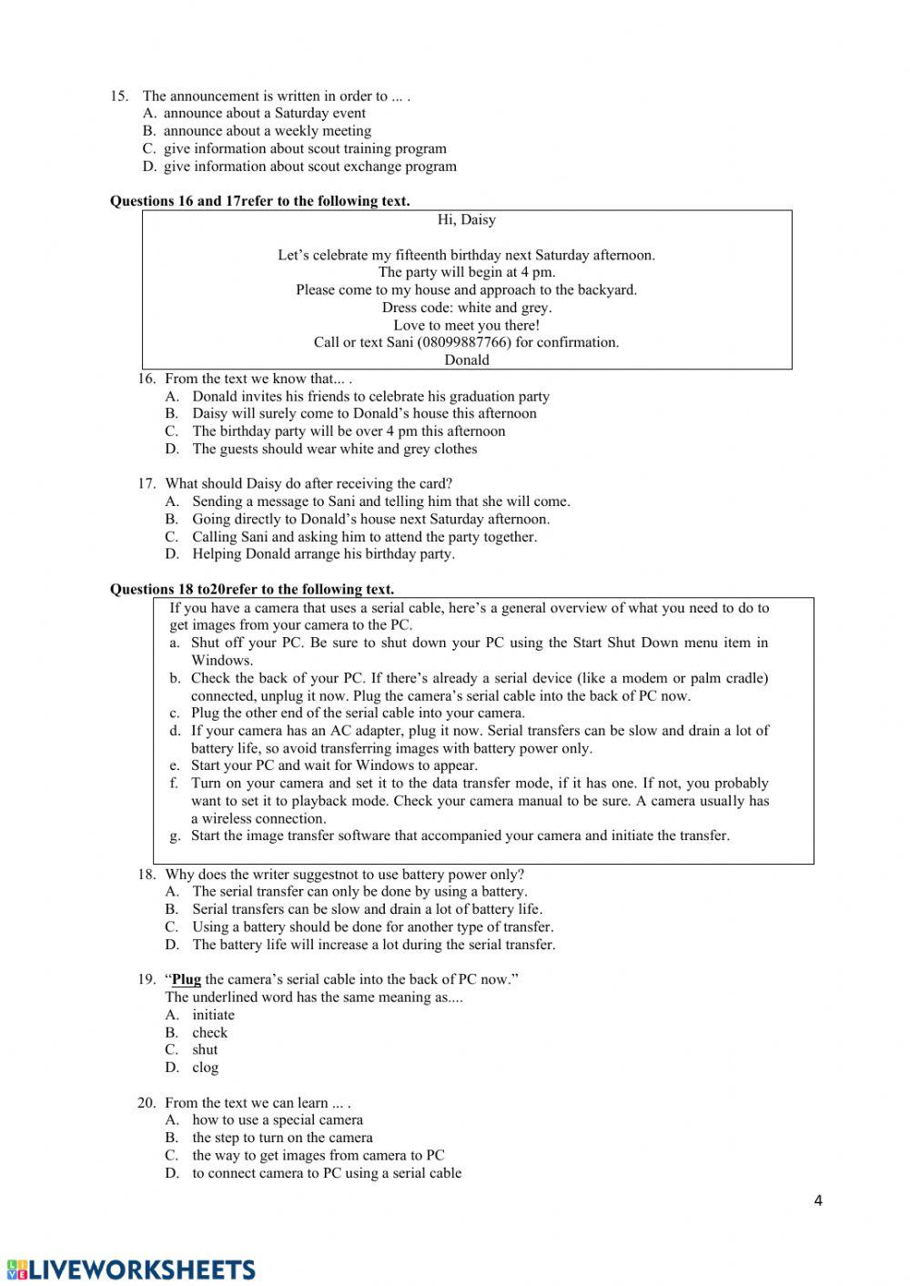 Mila try out kabupaten 50  2020