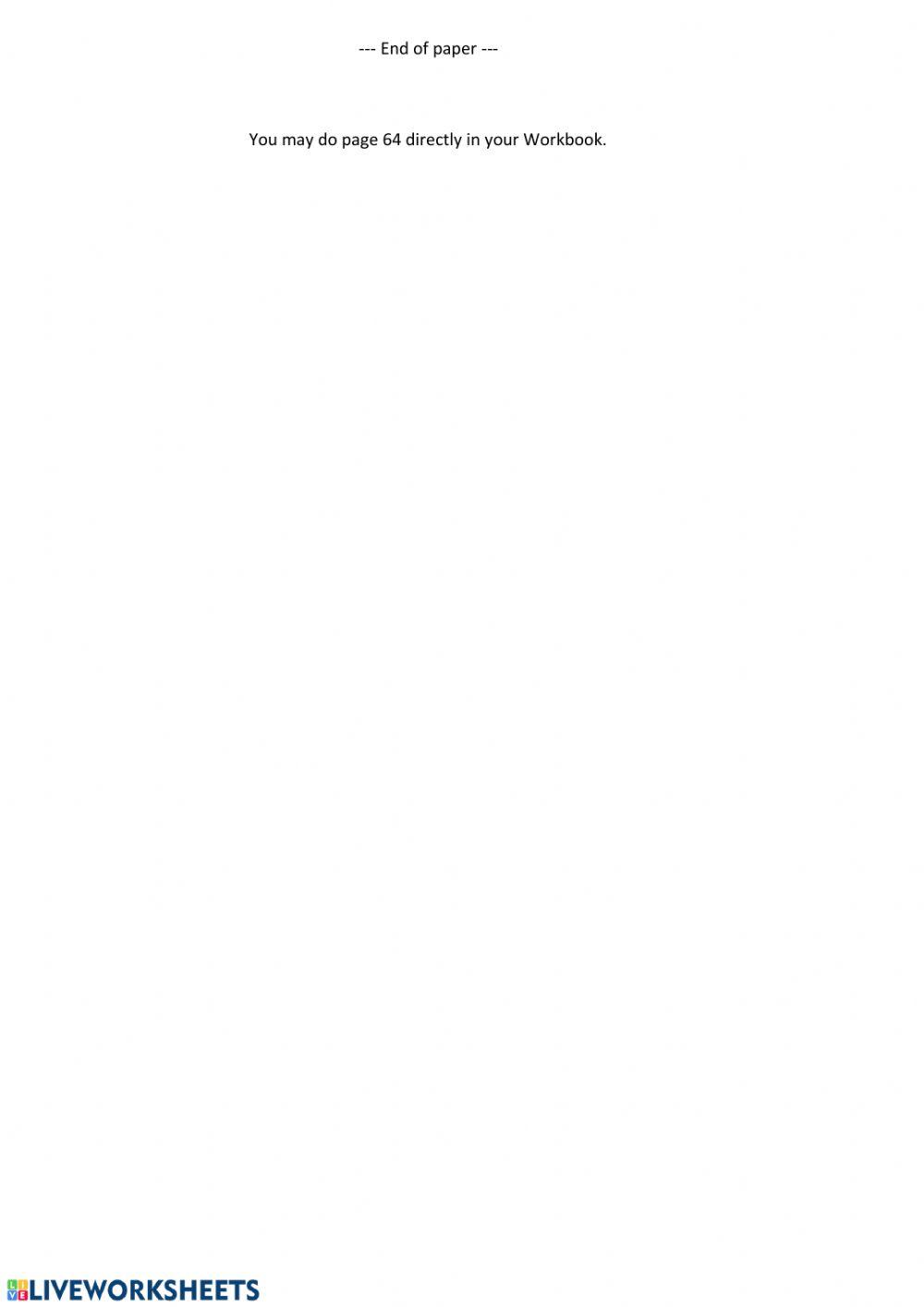 Math Capacity WB WS2  Primary 1