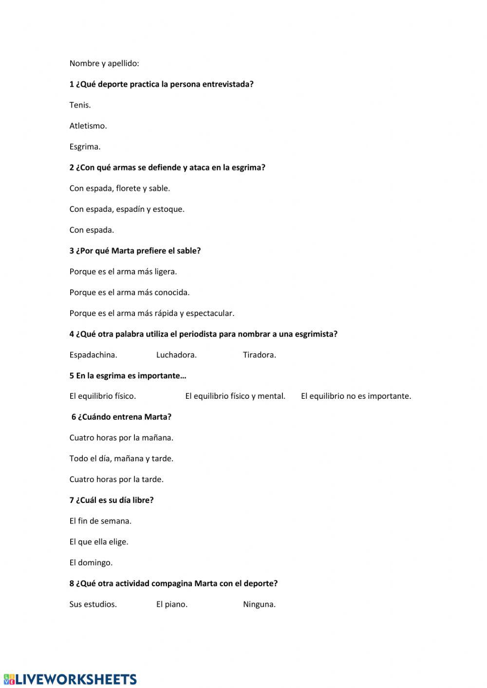 Una deportista de élite