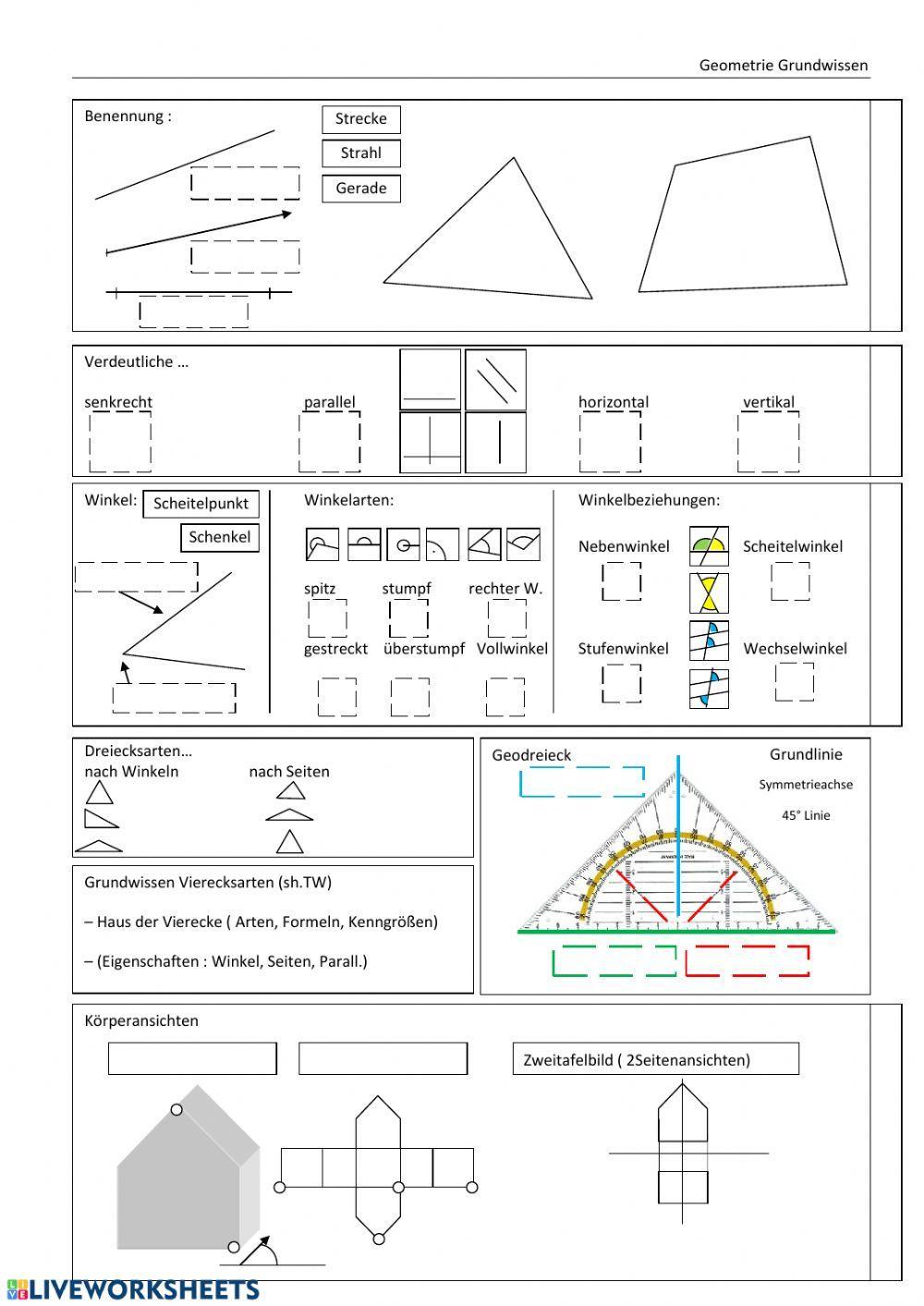 Grundwissen Geometrie