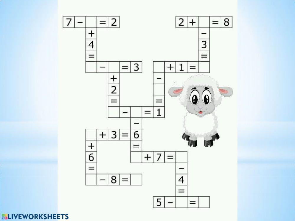 Математически кръстословици