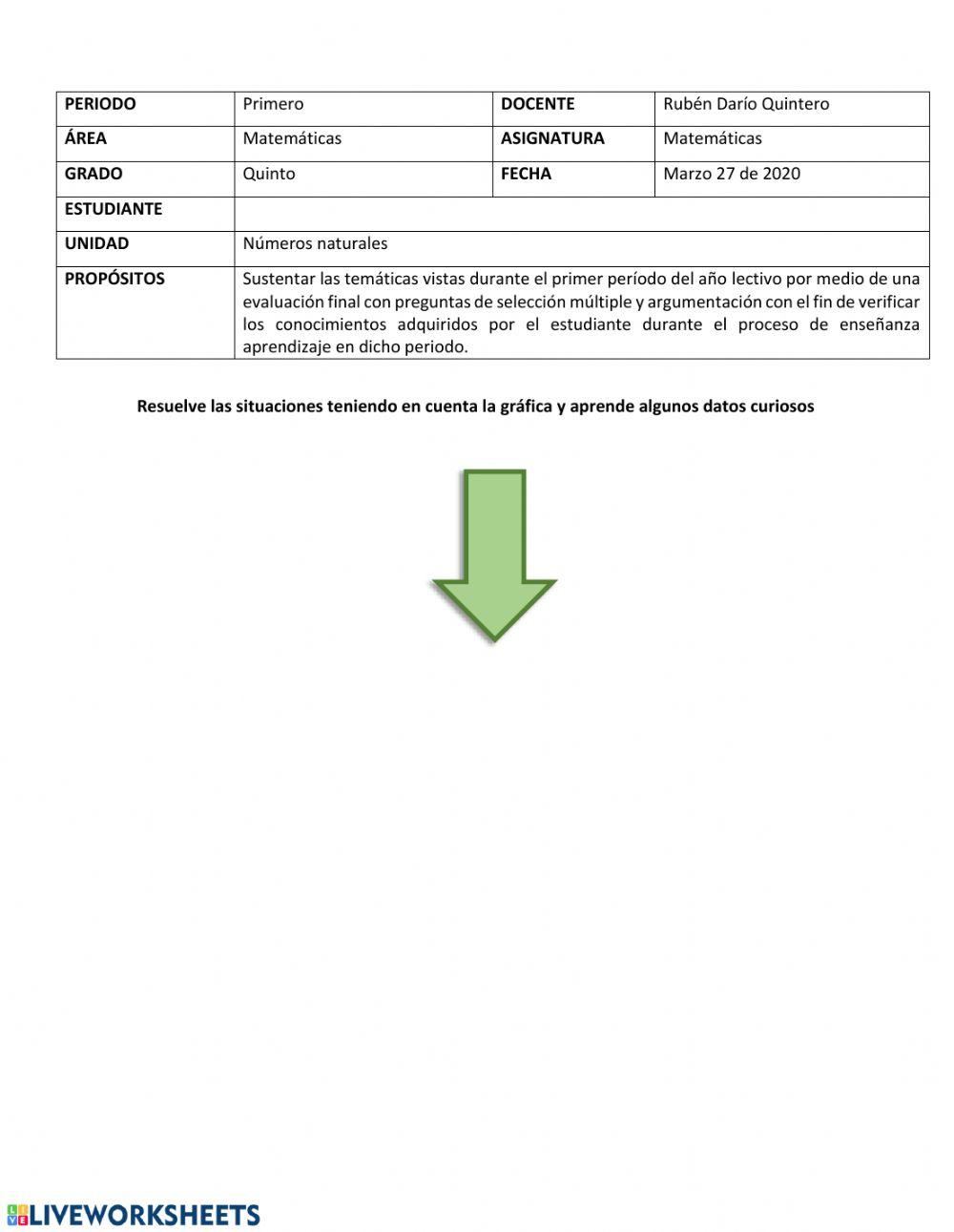 Operaciones básicas (Quinto)