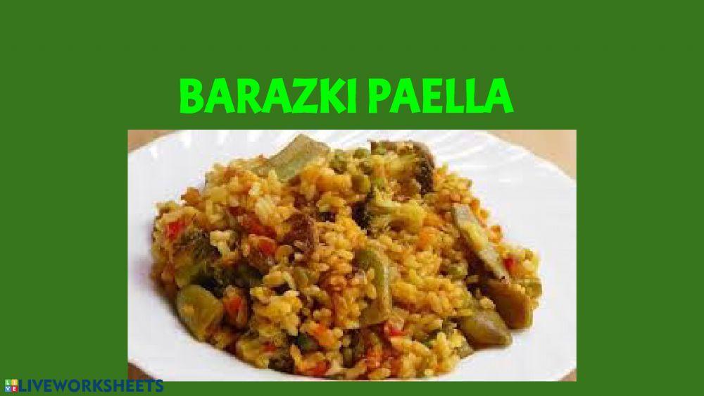 Barazki paella