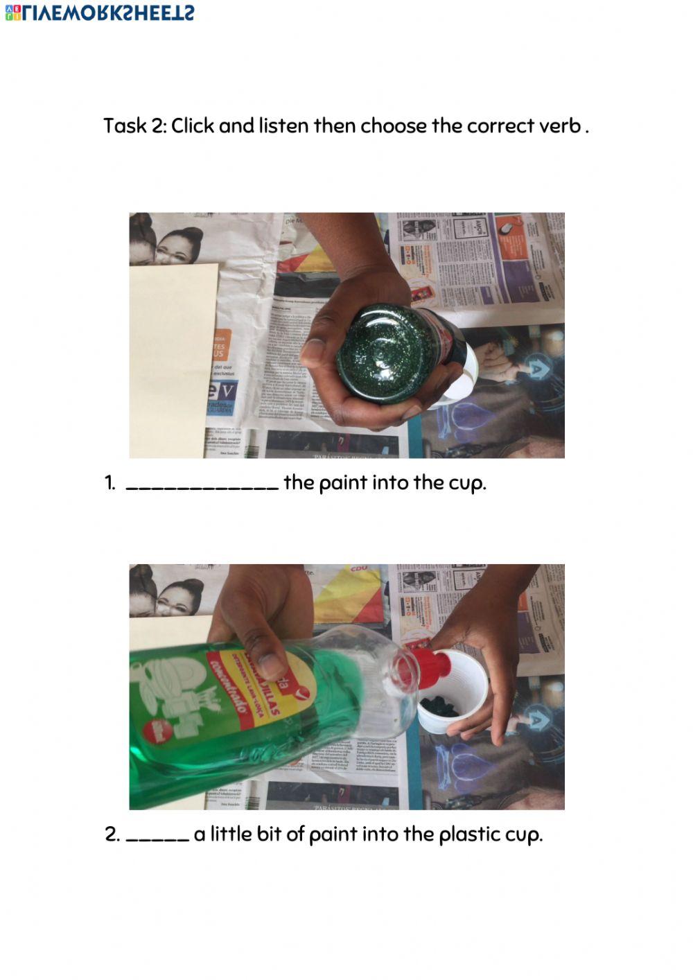 Bubble Picture Comprehension