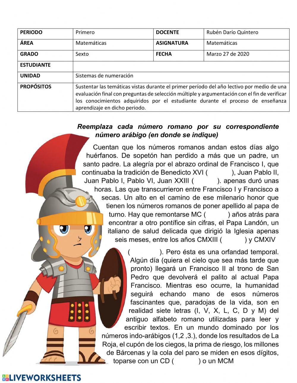 Sistemas de numeración