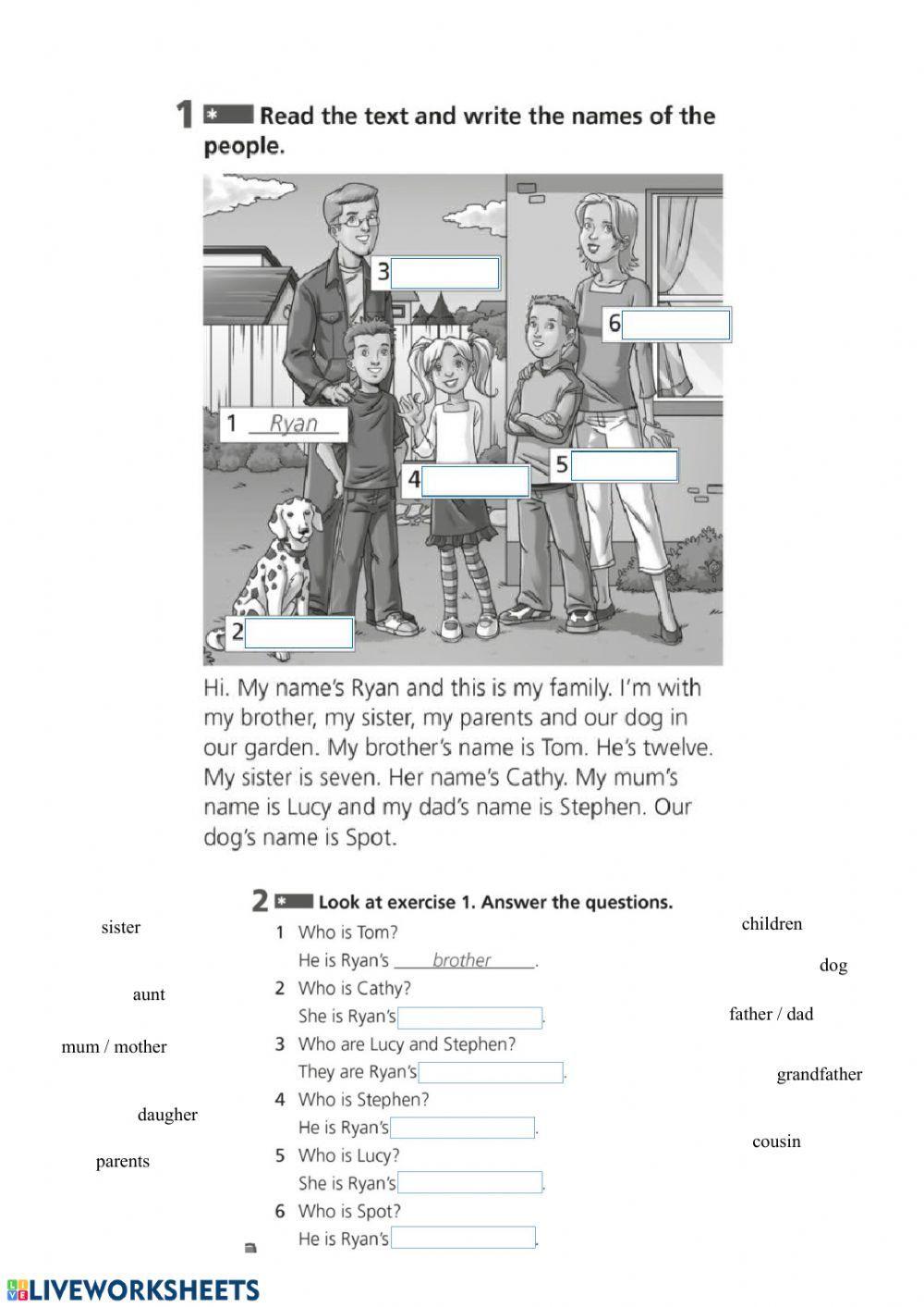 Revision - personal information