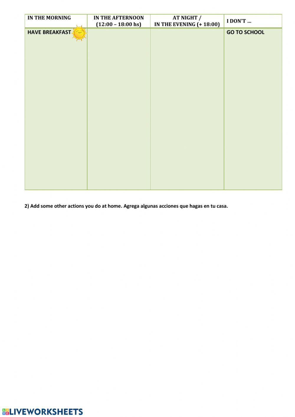 Routines in quarantine