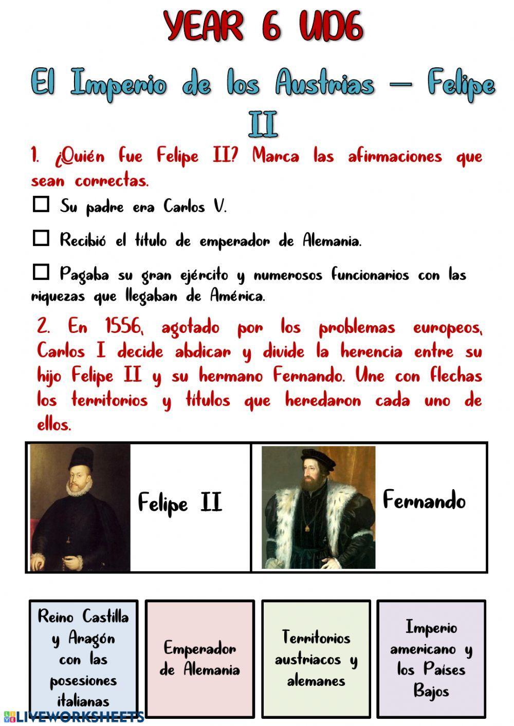 El Imperio de los Austrias - Felipe II