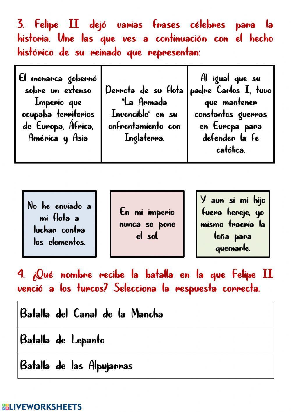 El Imperio de los Austrias - Felipe II