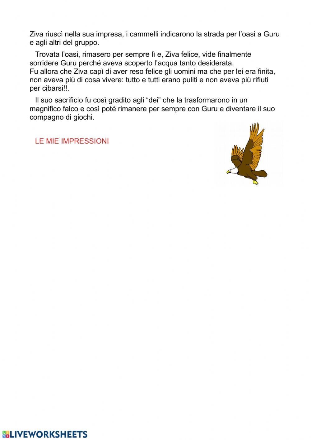 Favola : il sacrificio premiato