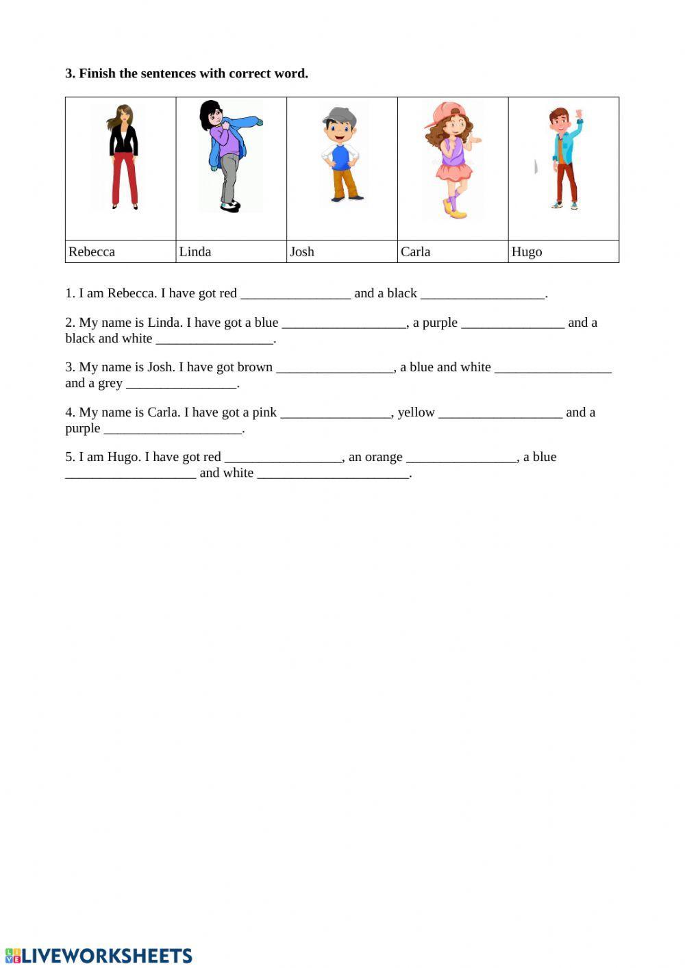 Clothes - jeans, t-shirt, shoes, jacket, jumper, hat, shirt, skirt