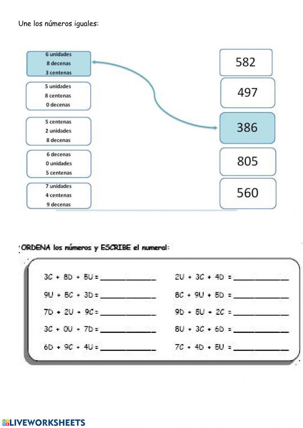 Números de 3 cifras