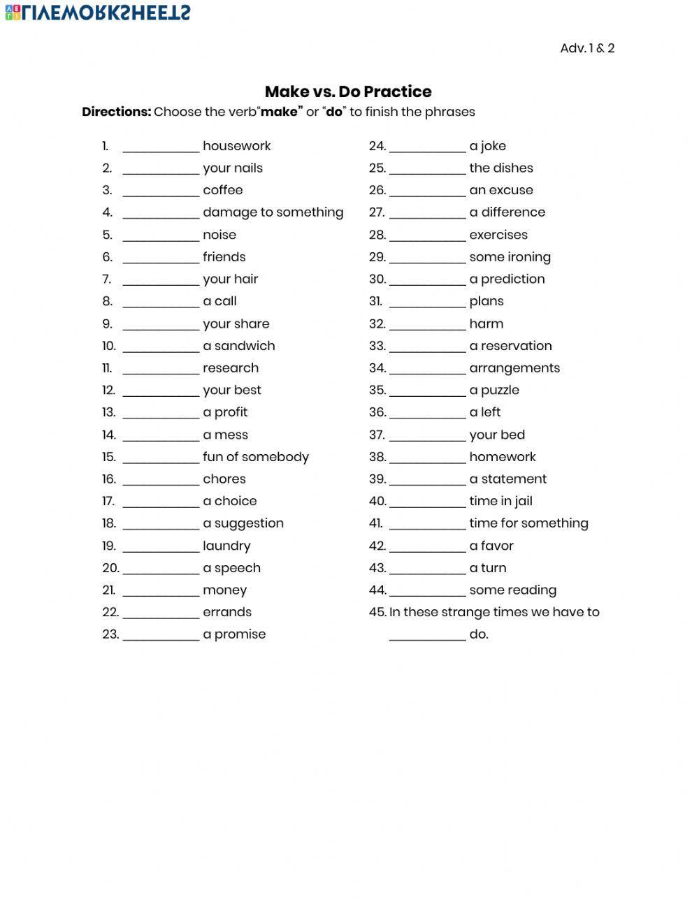 70403 make vs do fbetsy liveworksheets