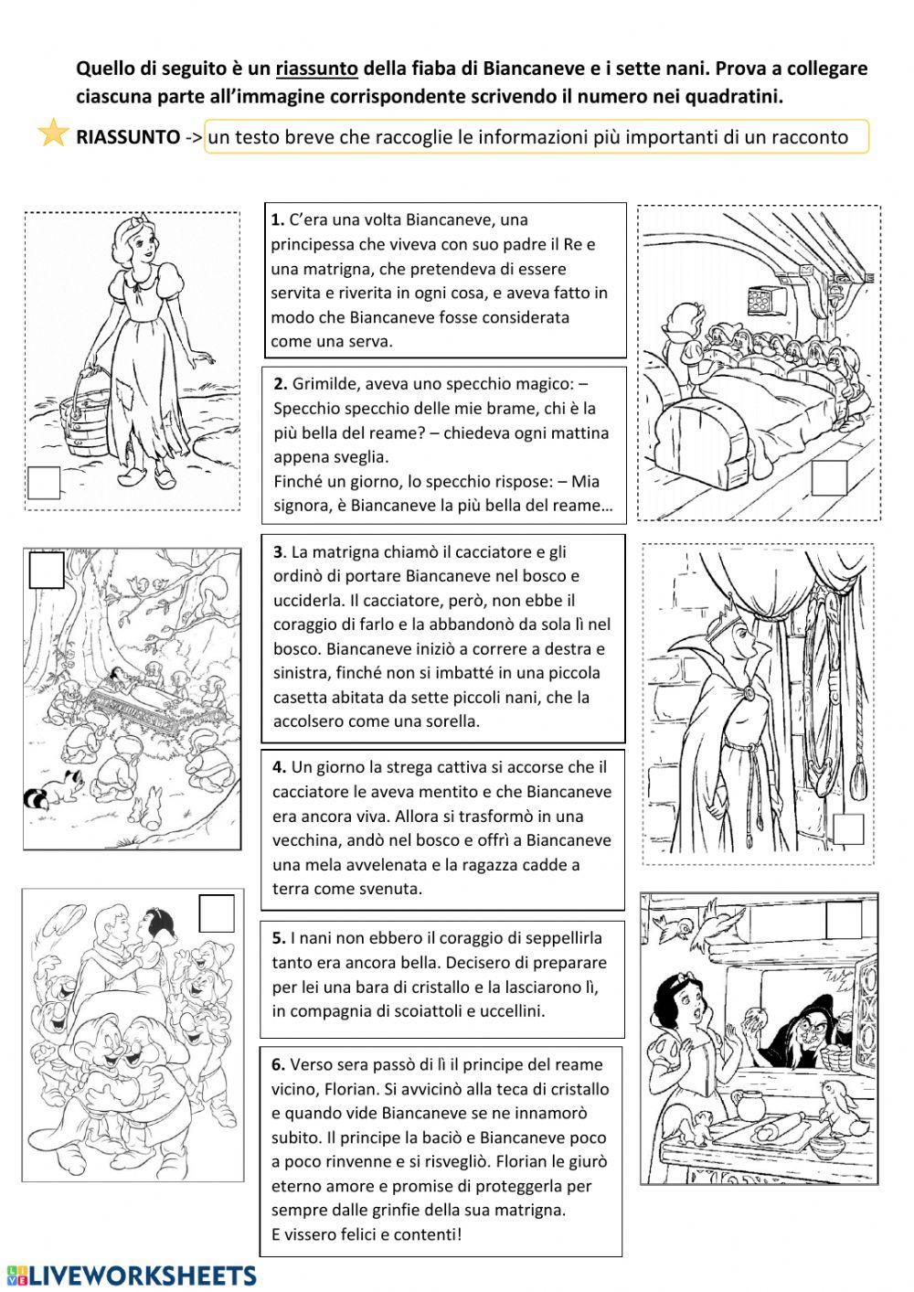 Biancaneve-Riassunto