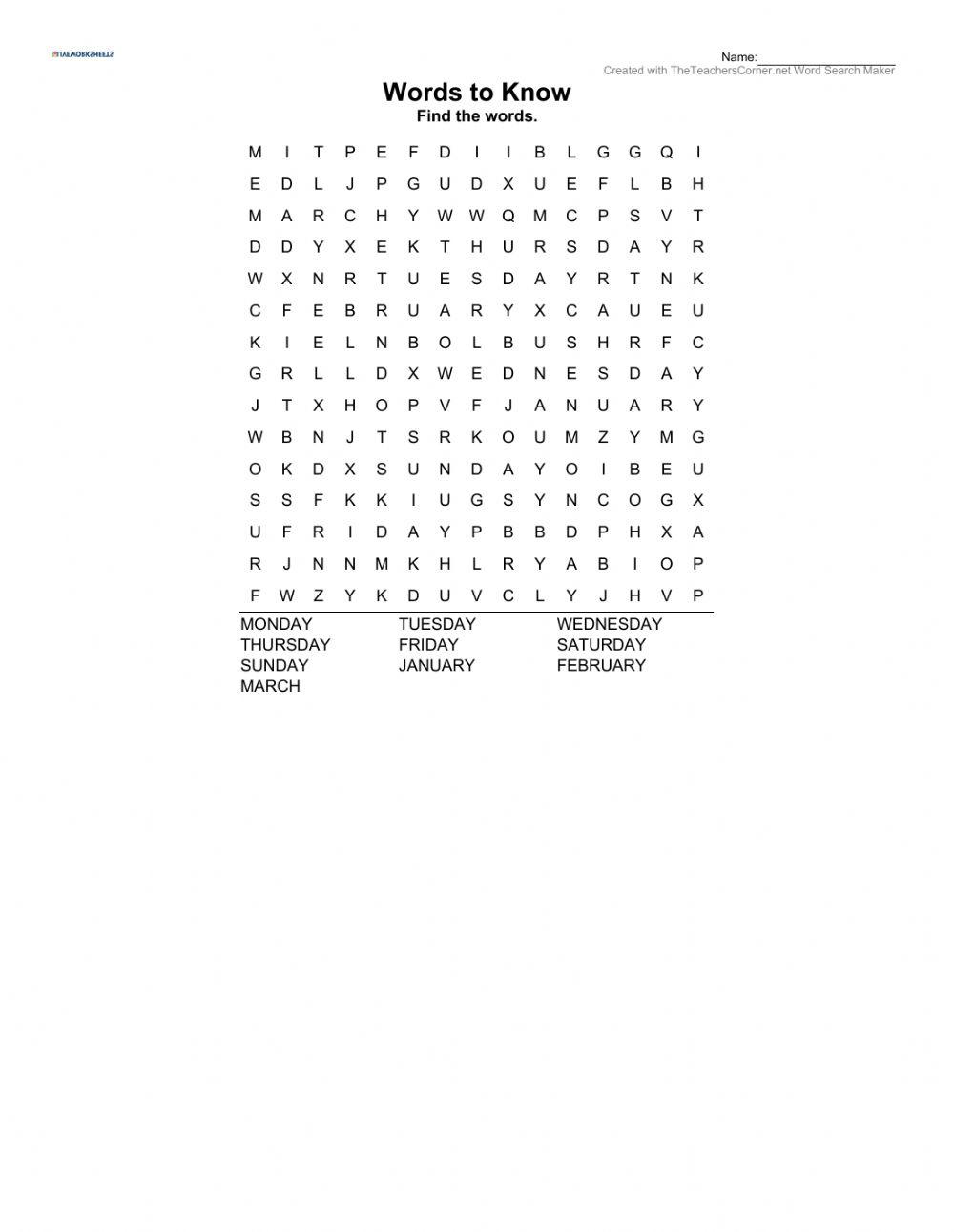 Word Search