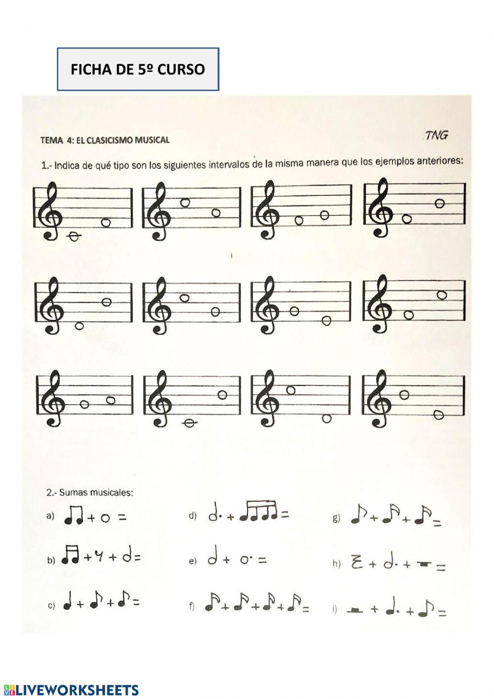 INTERVALOS MUSICALES