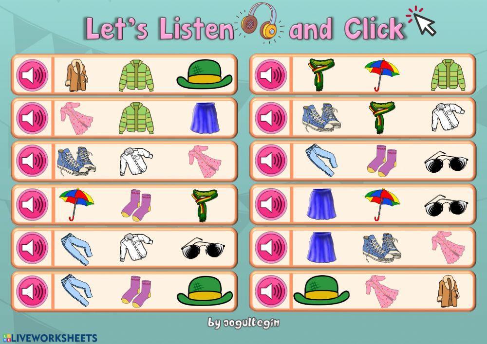 Let's Listen and Click Let's Listen and Click