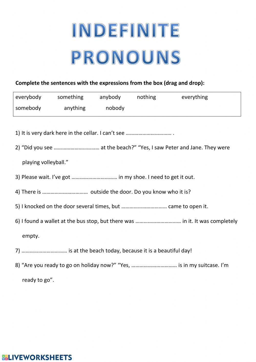 Indefinite pronouns-somebody,anybody