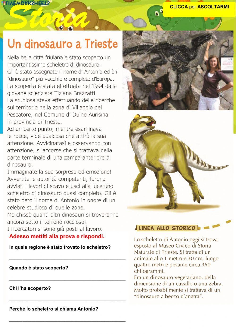 Dinosauri in Italia
