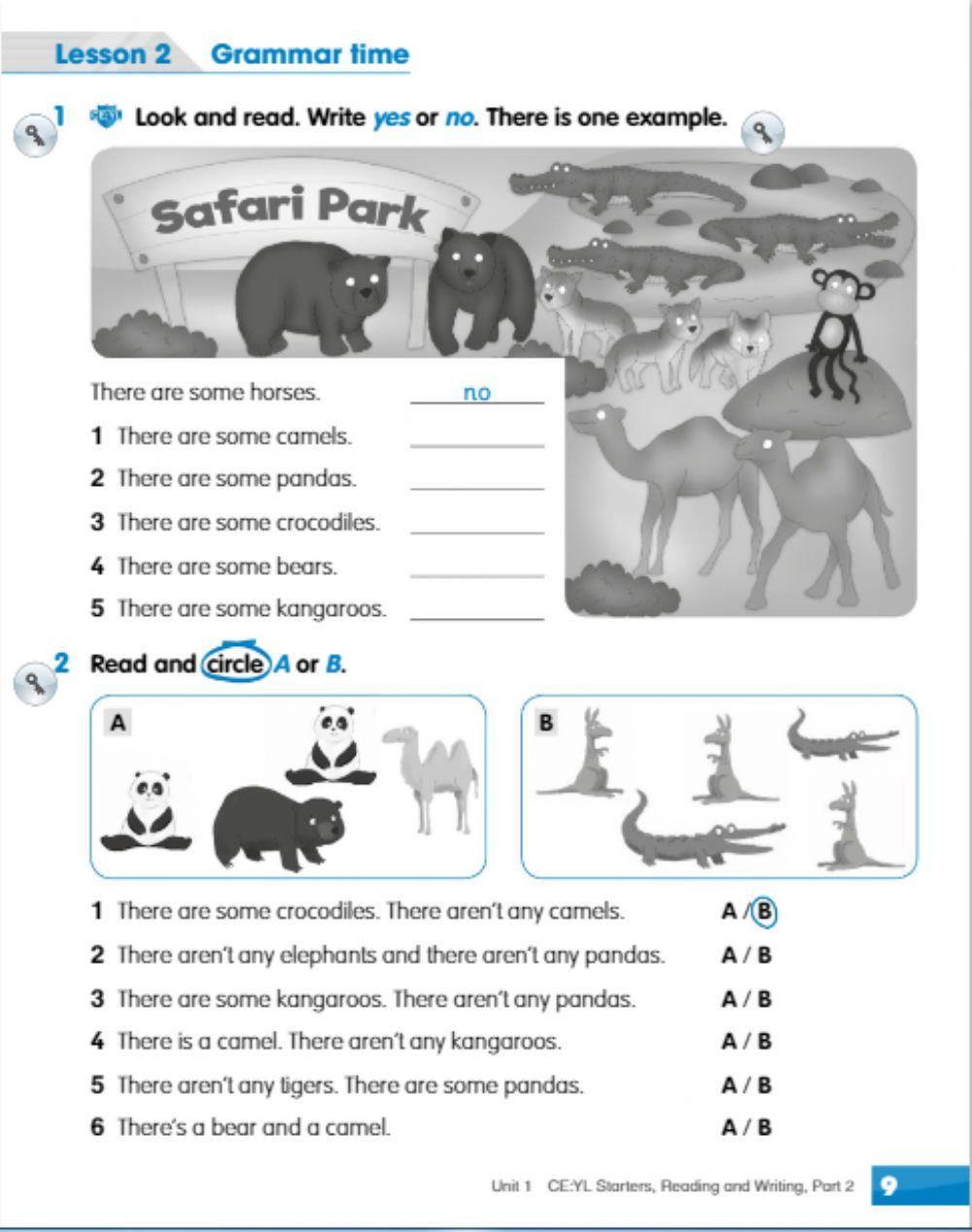 Second grade.Workbook page 9