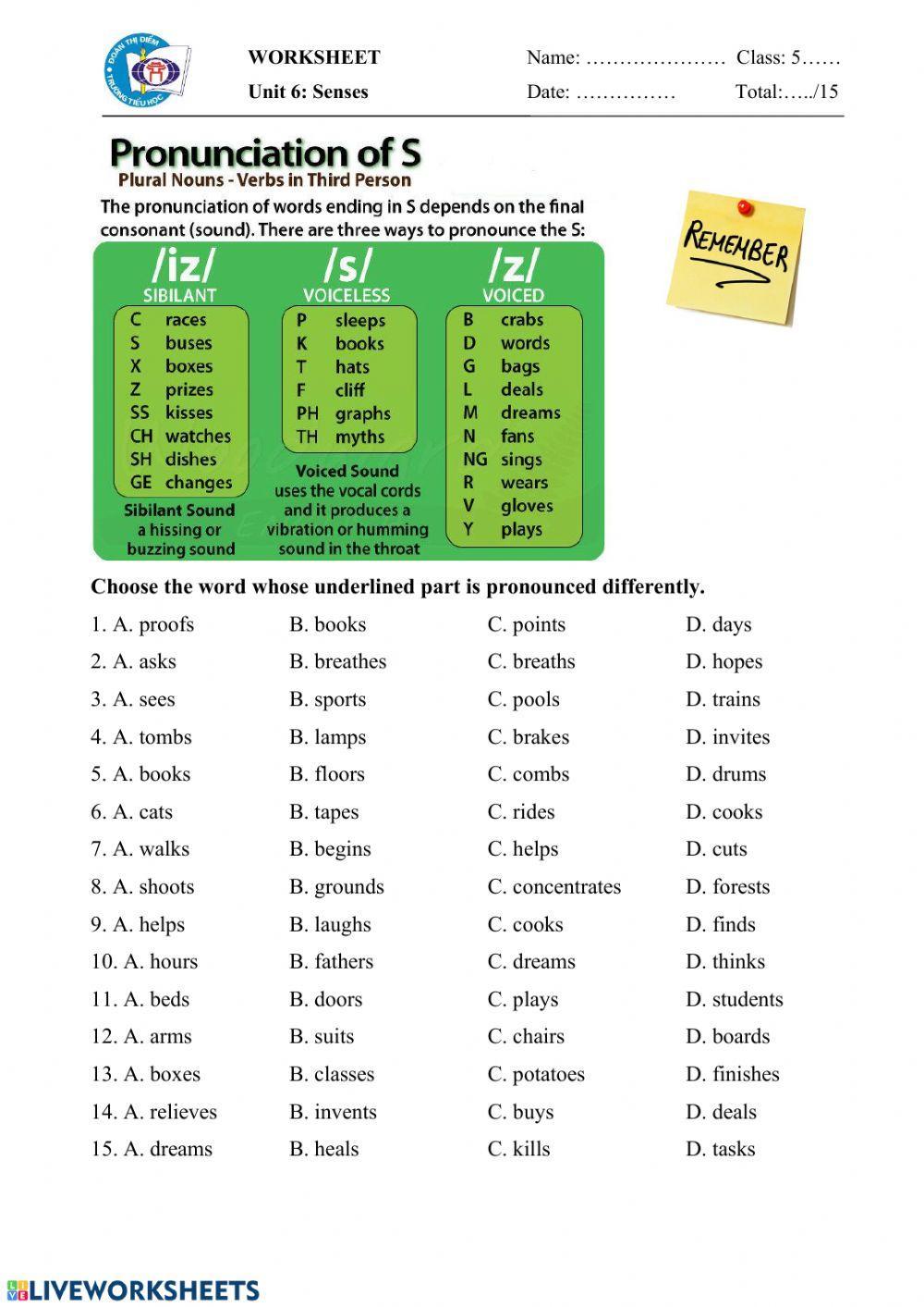 Sound Ed S Es Worksheet Live Worksheets 50% OFF Sound Ed S Es Worksheet Live Worksheets 50% OFF