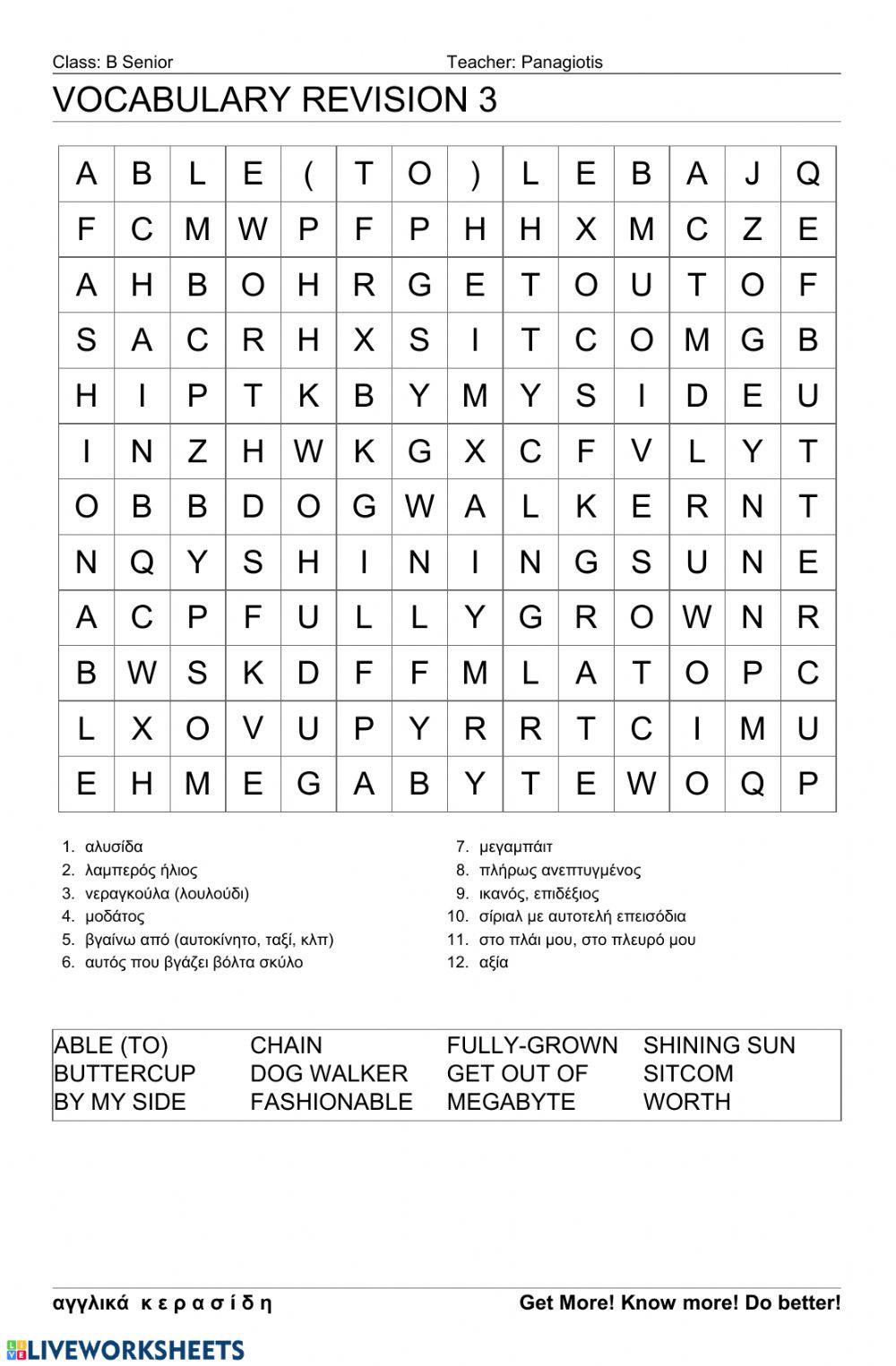 WORDSEARCH Bs.3