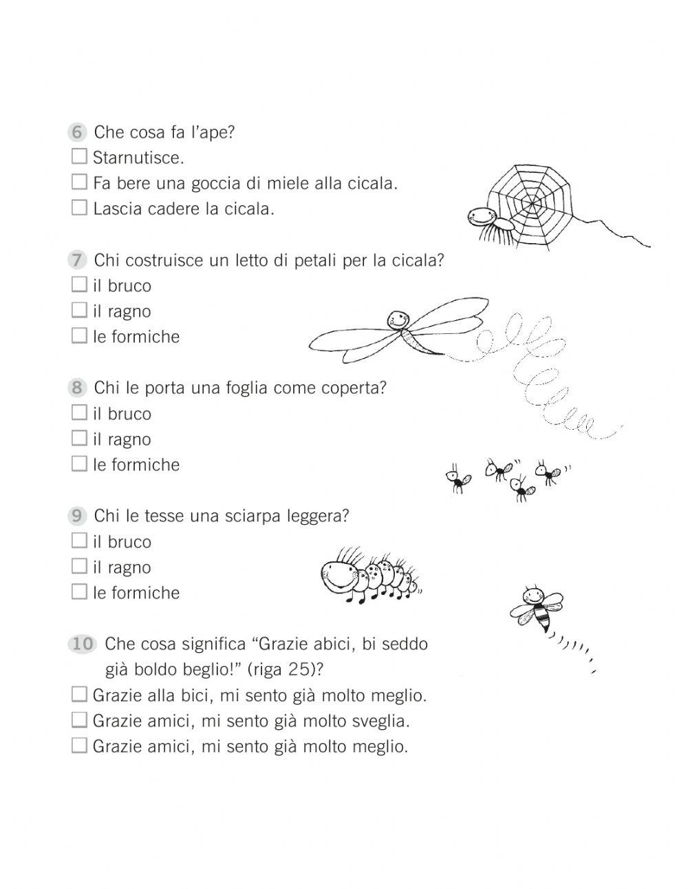 Grammatica 2A dal 30 marzo al 5 aprile 2020