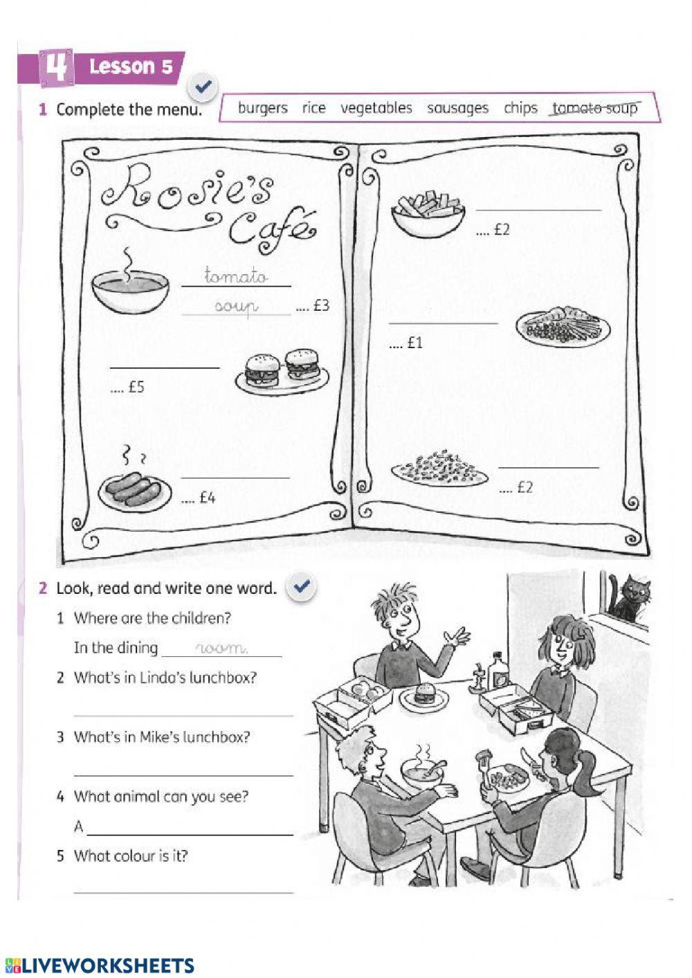 LUNCH WITH ALIENS ACTIVITIES 