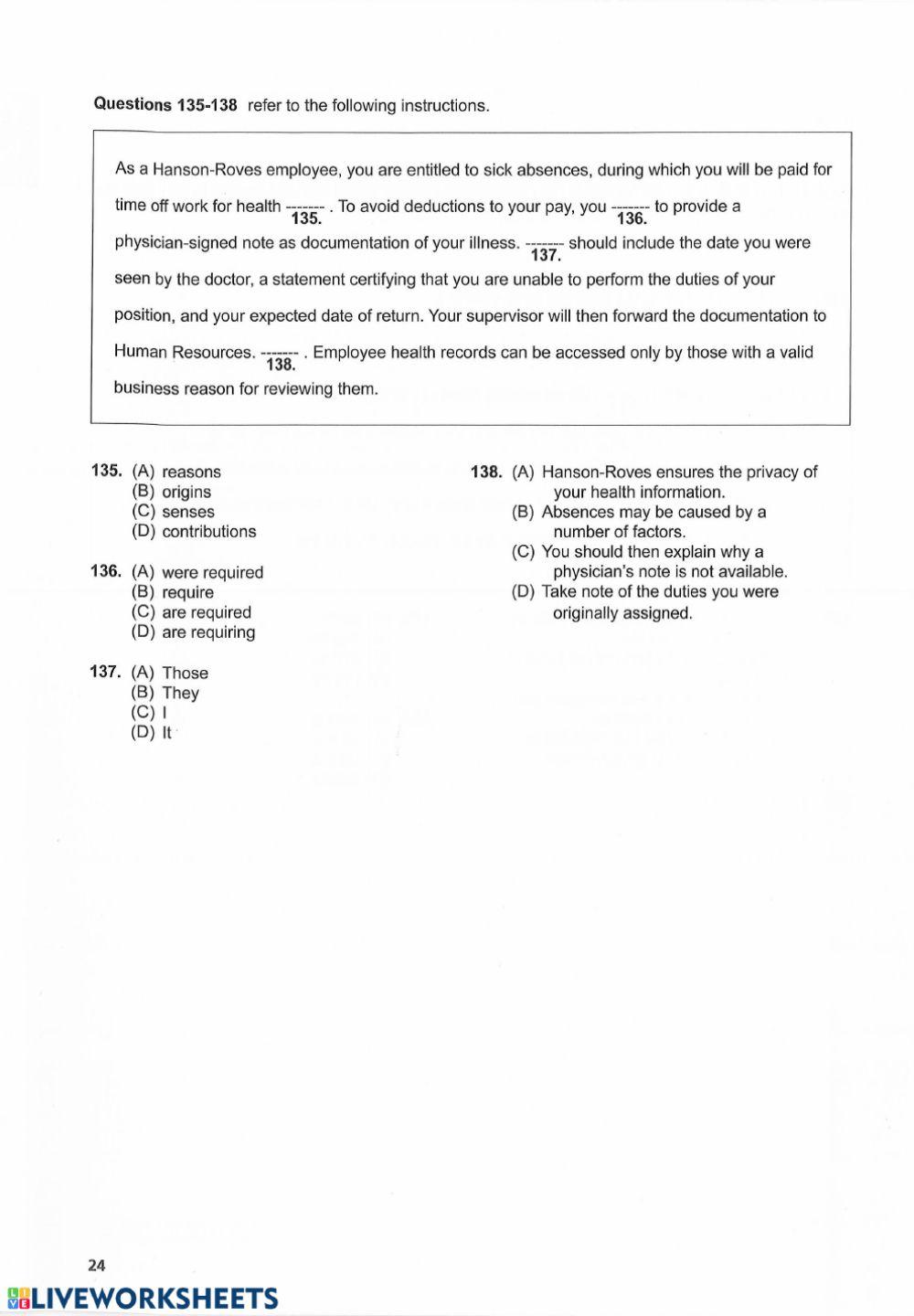 Part 6. test 1. ets 2019