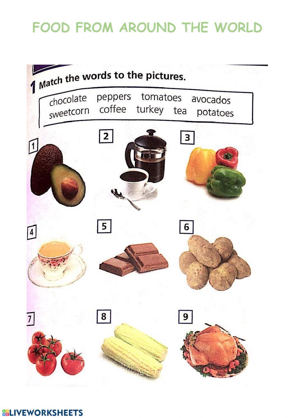 Food from around the world