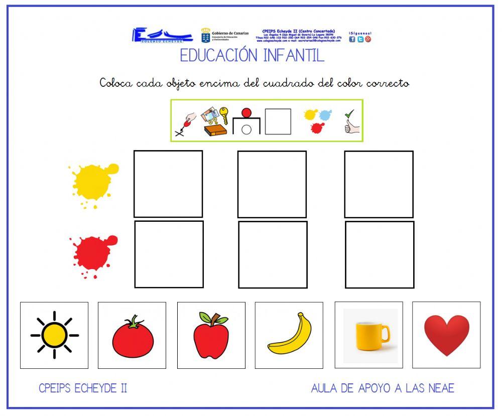 Asociar objeto-color 1