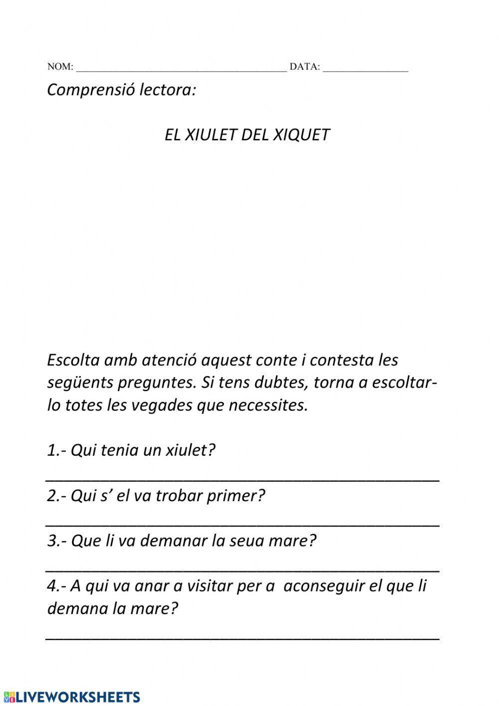 El xiquet del xiulet