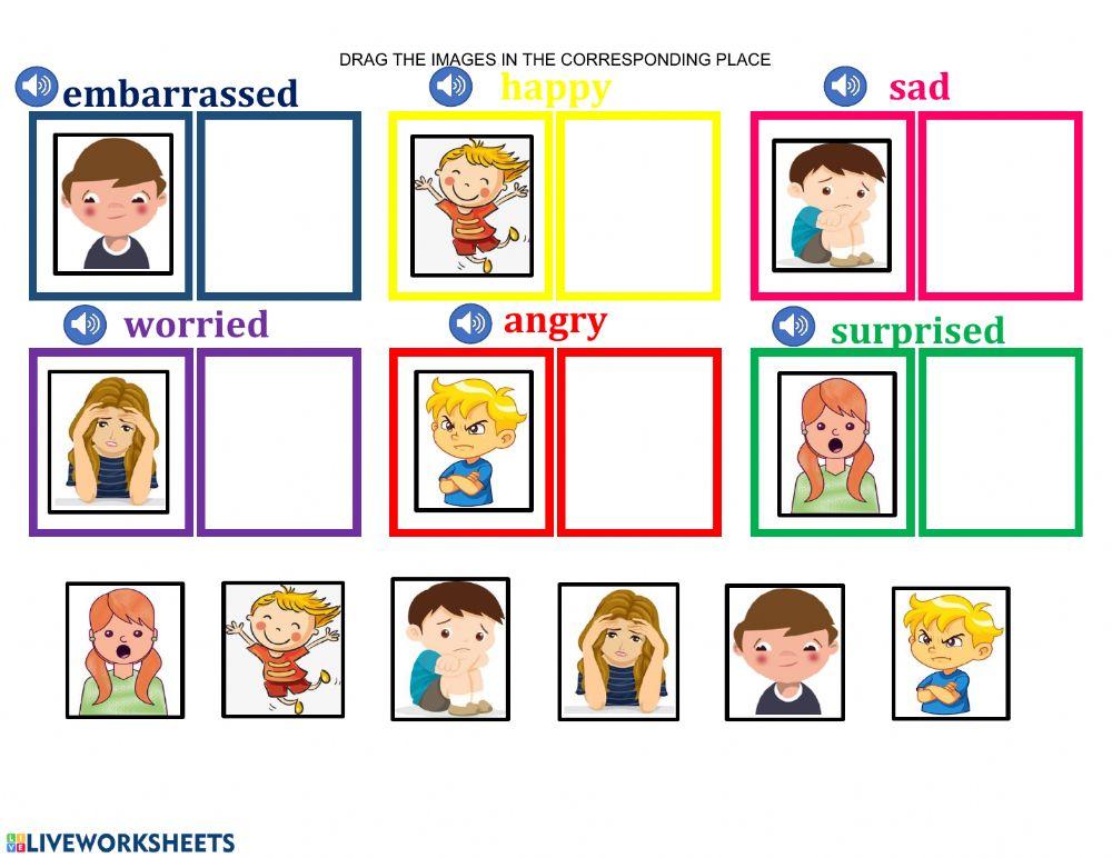 Emotions sound and match