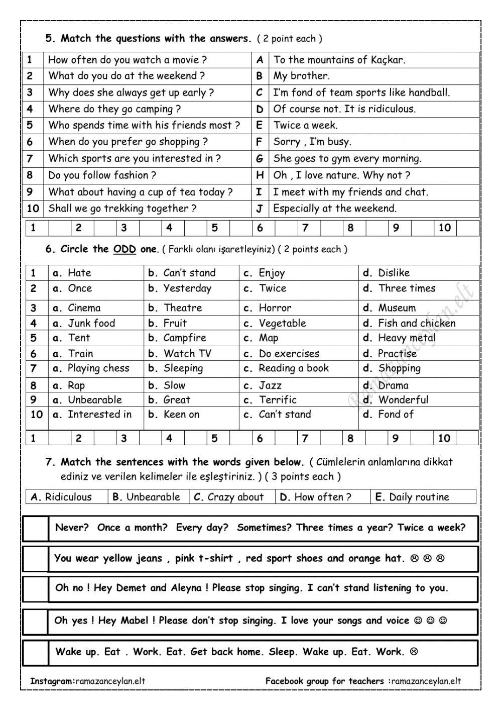 1-5 WORKSHEET
