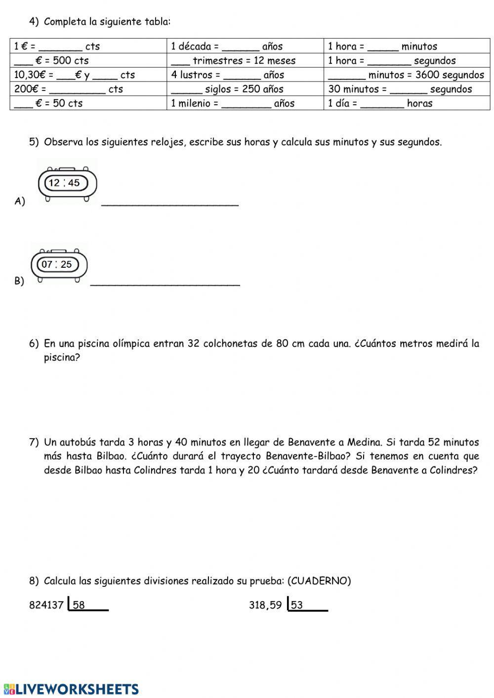 Repaso unidad 8 y 9 mate