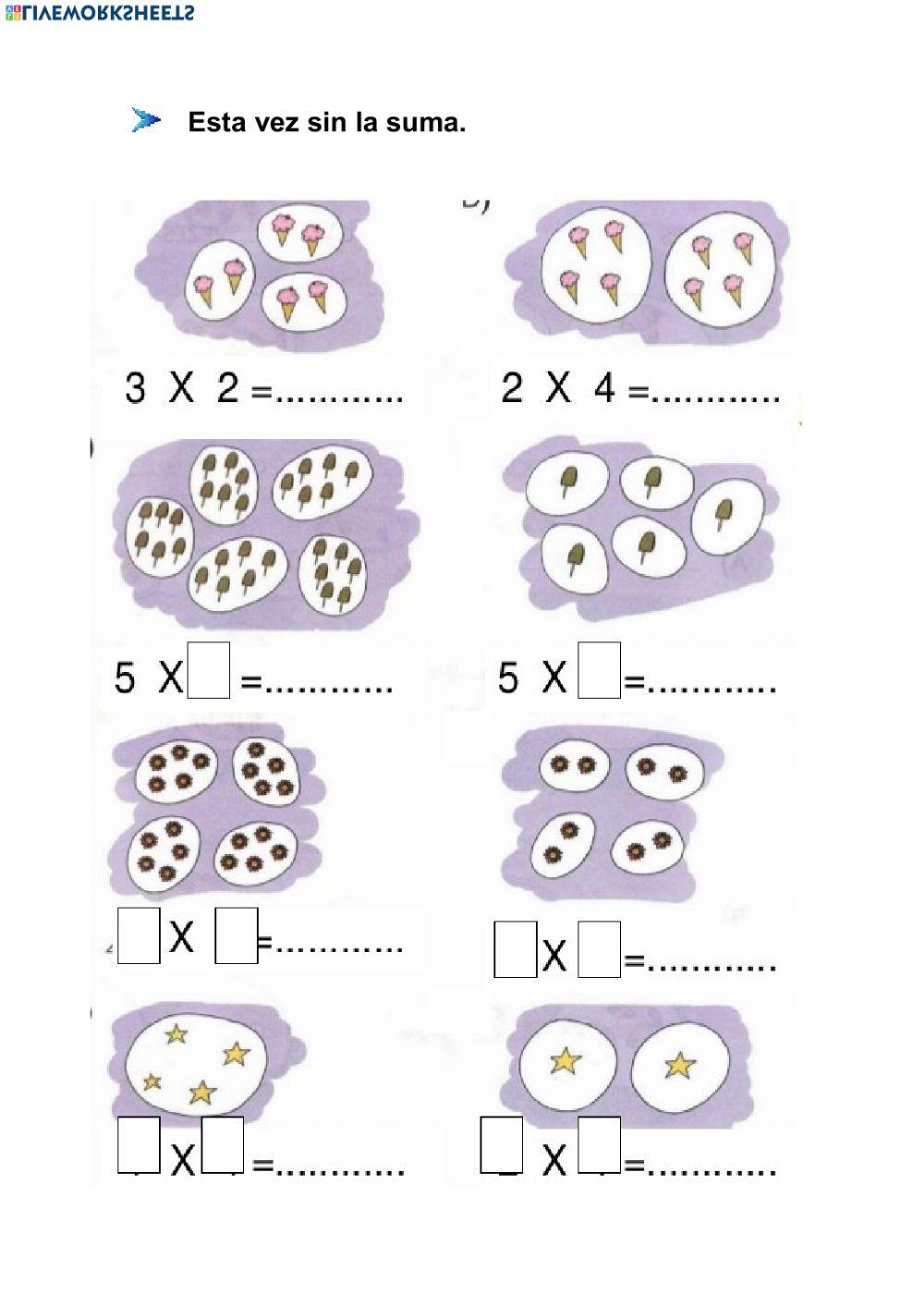 Inicio a la multiplicación