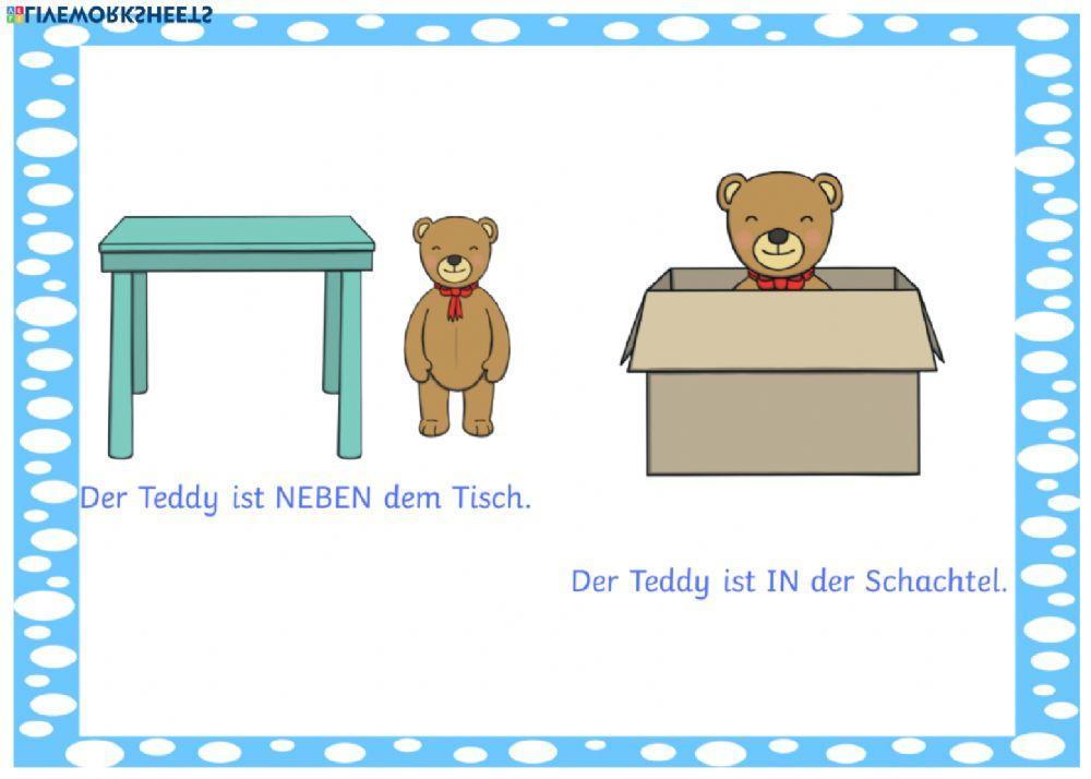 Wo ist der Teddy?