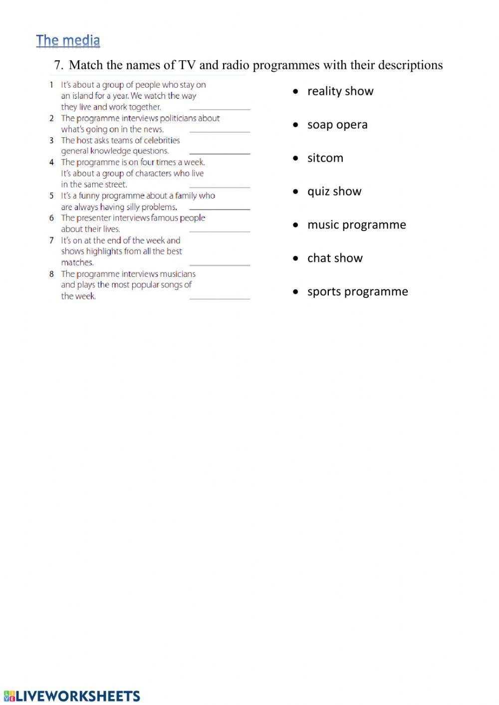 Culture and Free time