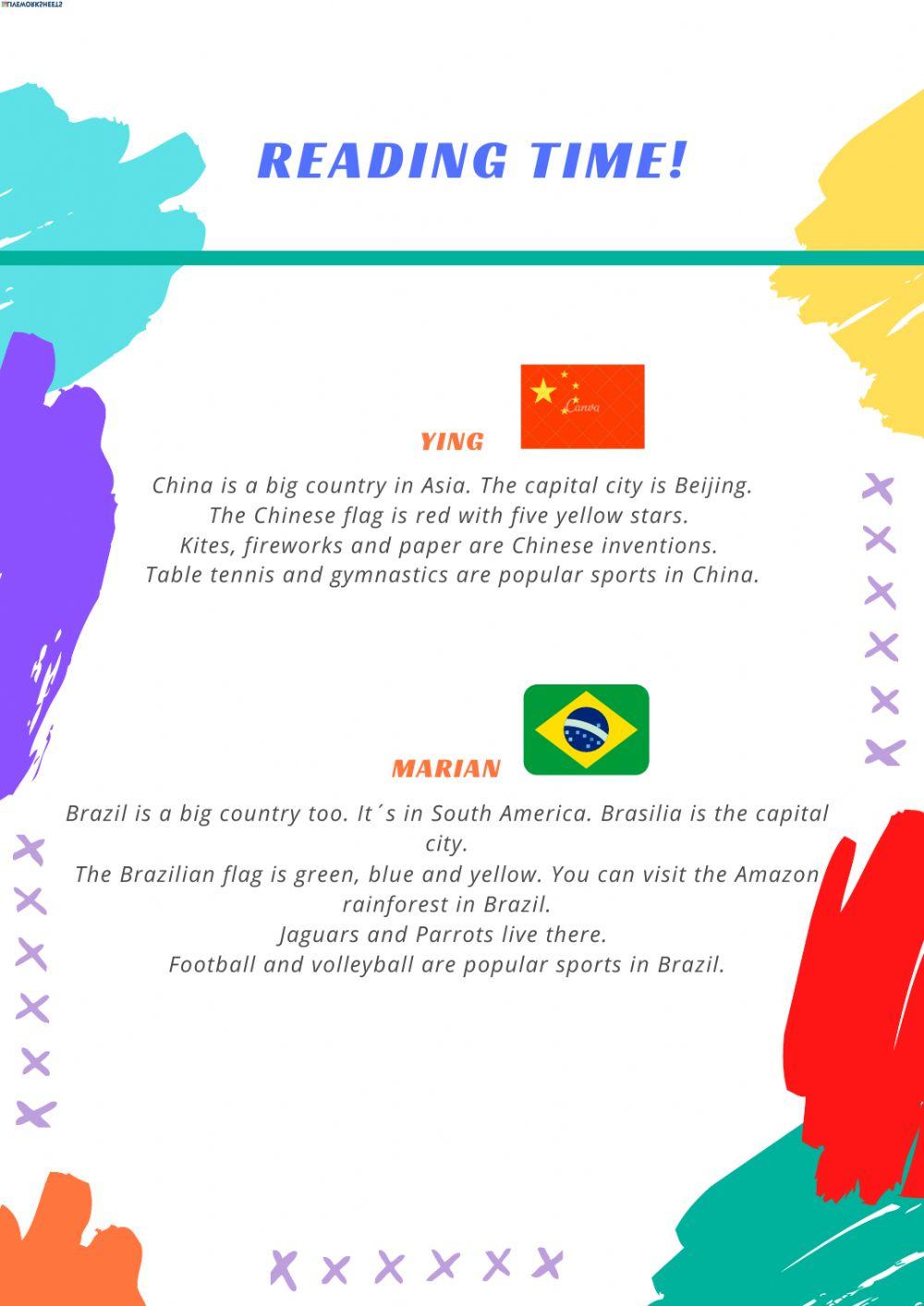 Reading: China and Brazil