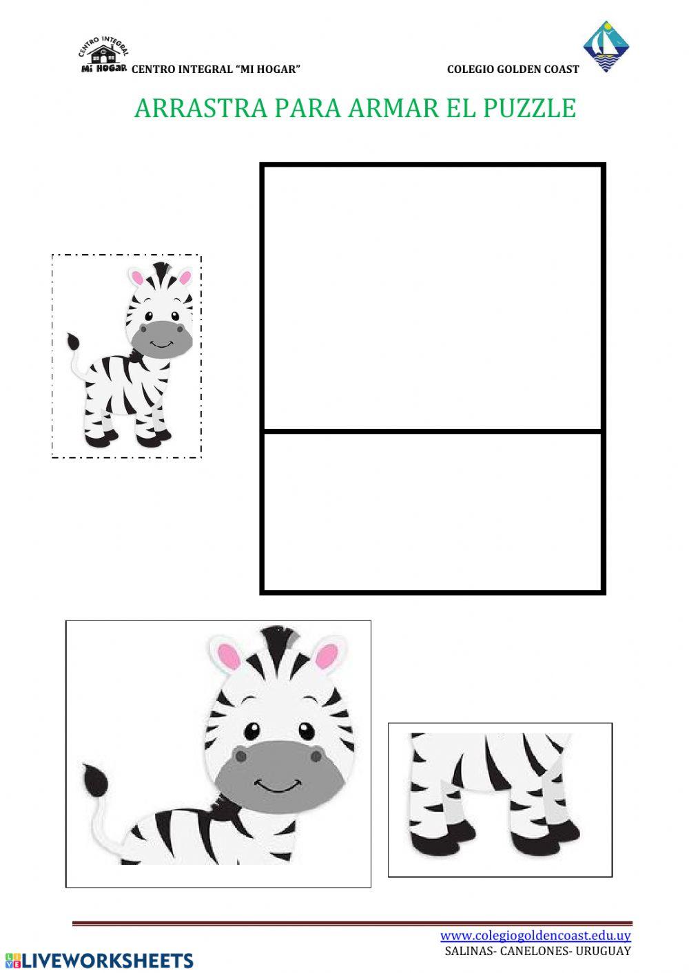 ARRASTRA PARA ARMAR EL PUZZLE