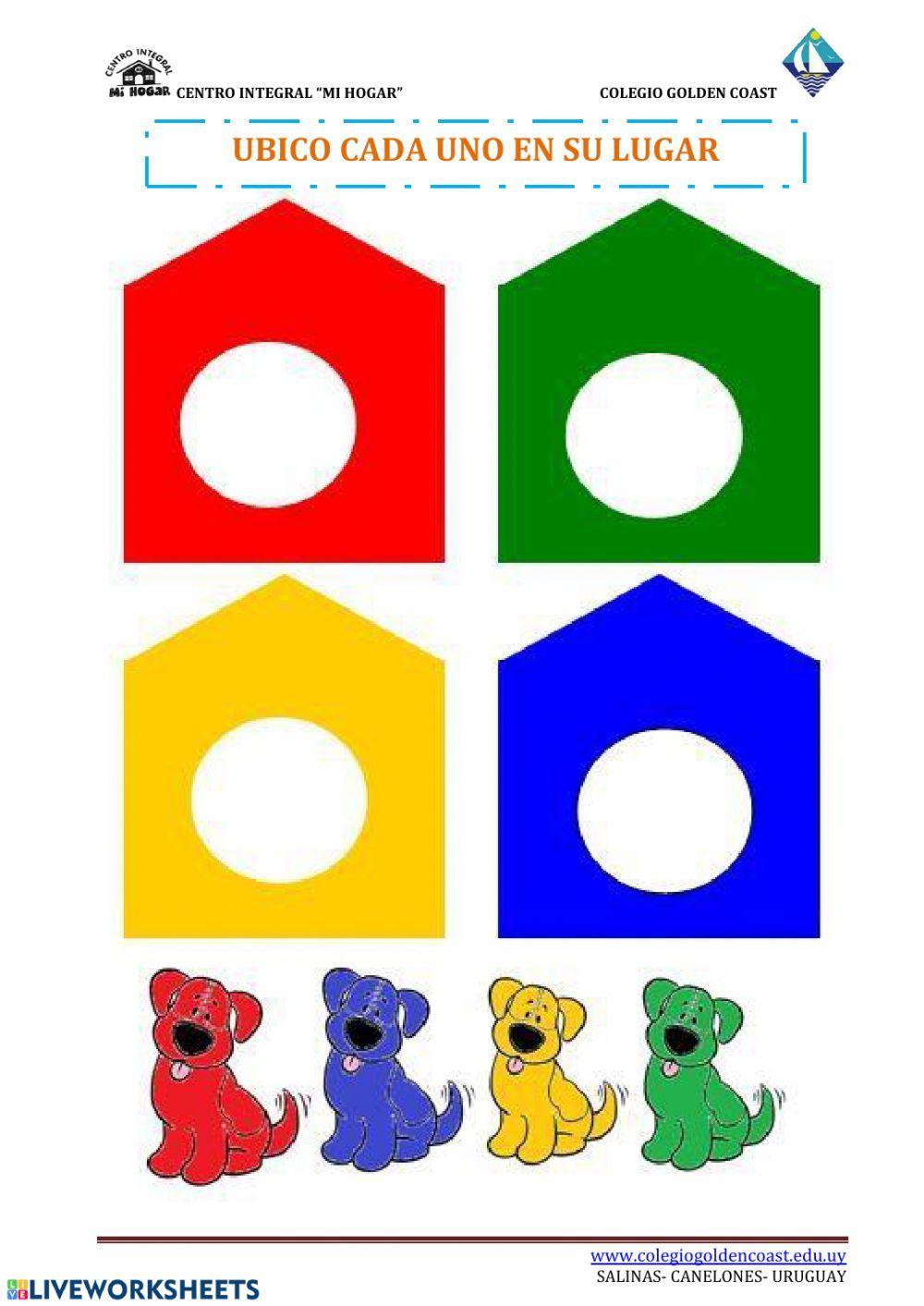 UBICO CADA UNO EN SU LUGAR UBICO CADA UNO EN SU LUGAR